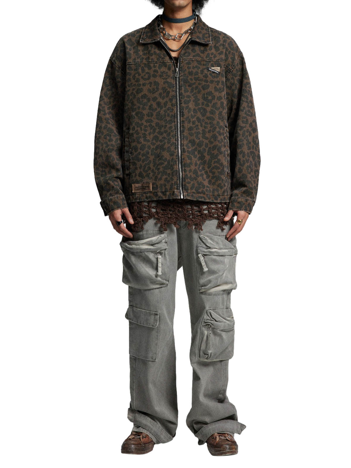 Jaqueta Pavtros Vintage Washed Cheetah - foto 8