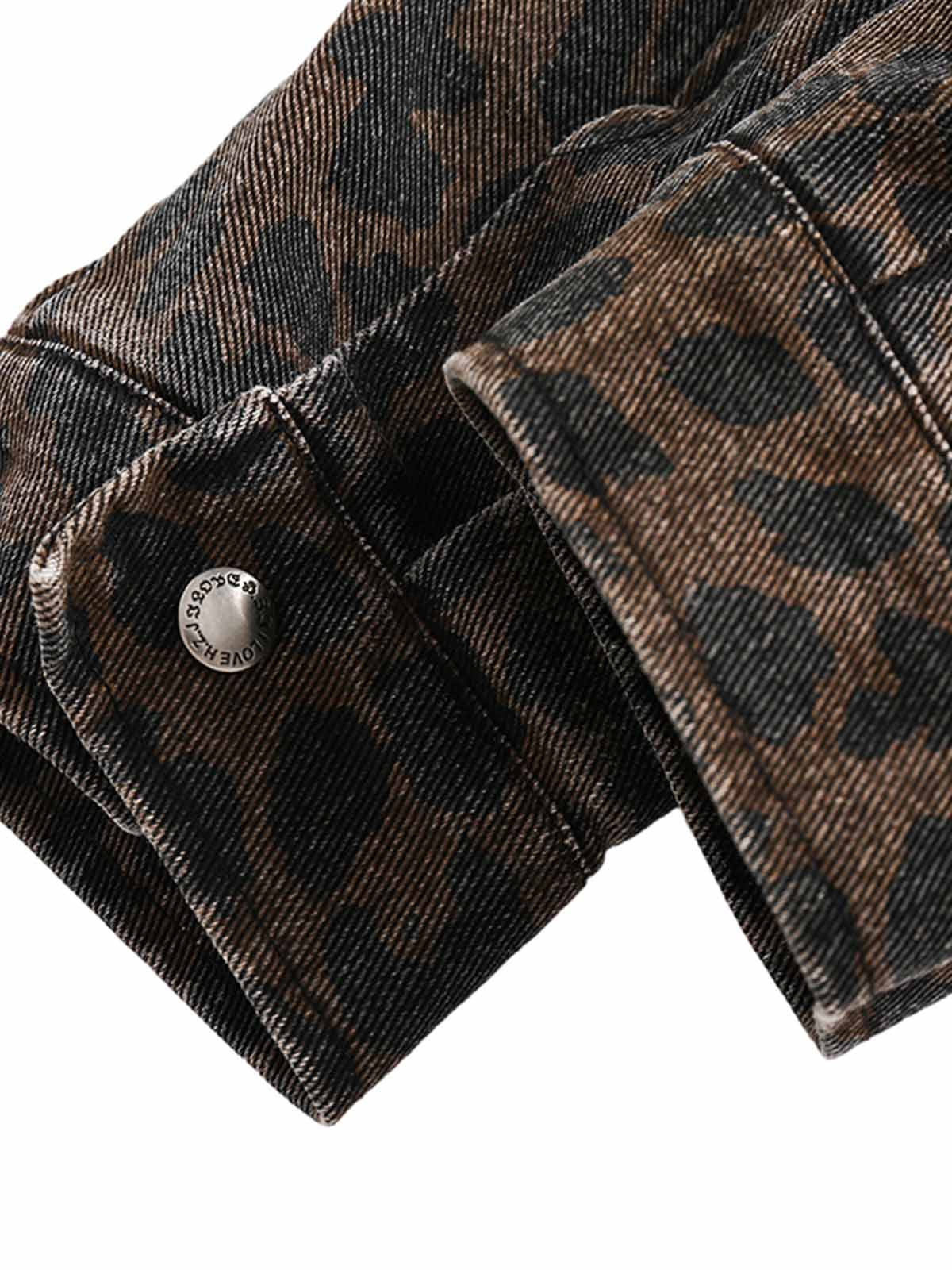 Jaqueta Pavtros Vintage Washed Cheetah - foto 15