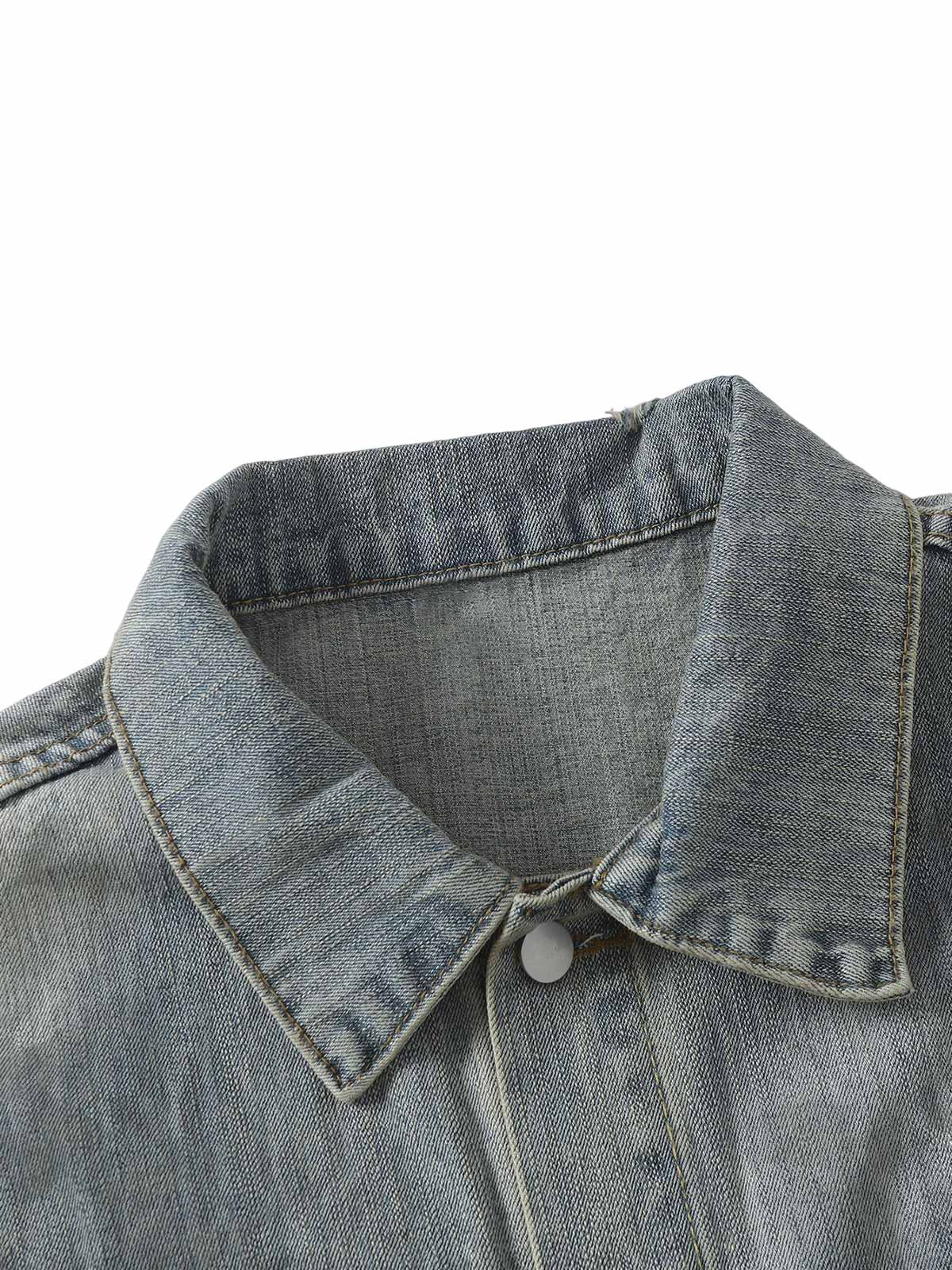 Jaqueta Pavtros Retro Washed Totem Denim - foto 5