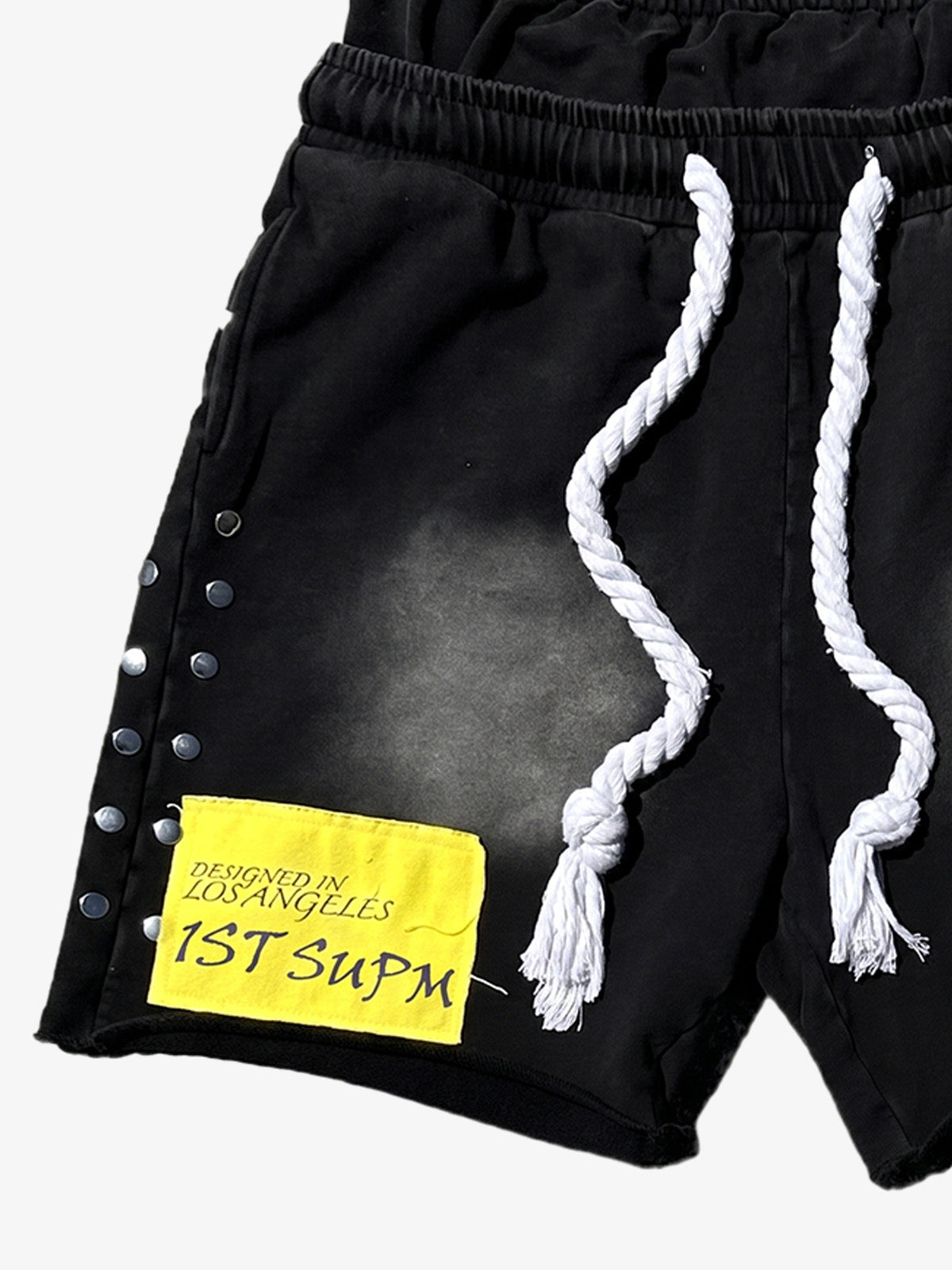 Short Pavtros Studded Paneled Double Waist - foto 4