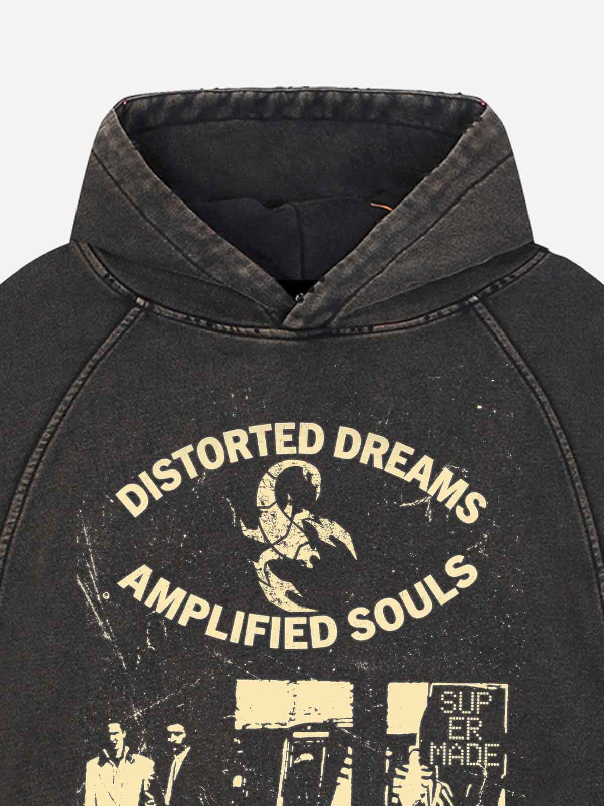 Moletom Pavtros Distorted Dreams Washed Hoodie - foto 3