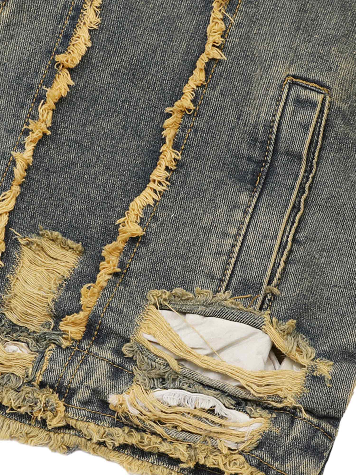 Jaqueta Pavtros Raw Edge Distressed - foto 10