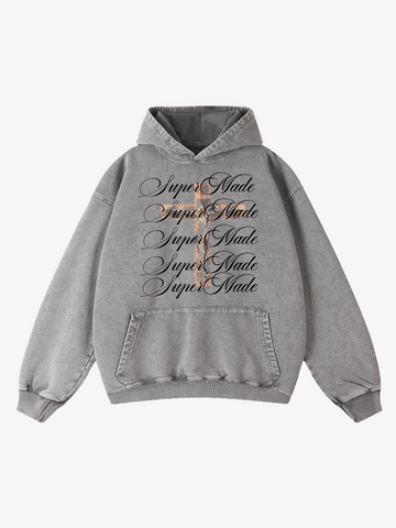 Moletom Pavtros Cross Graphic Washed Distressed