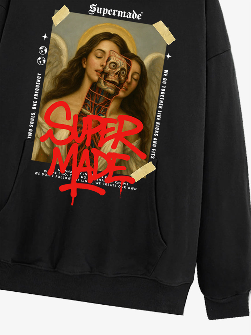 Moletom Pavtros Supermade Sacred Graffiti Off-White - foto 11