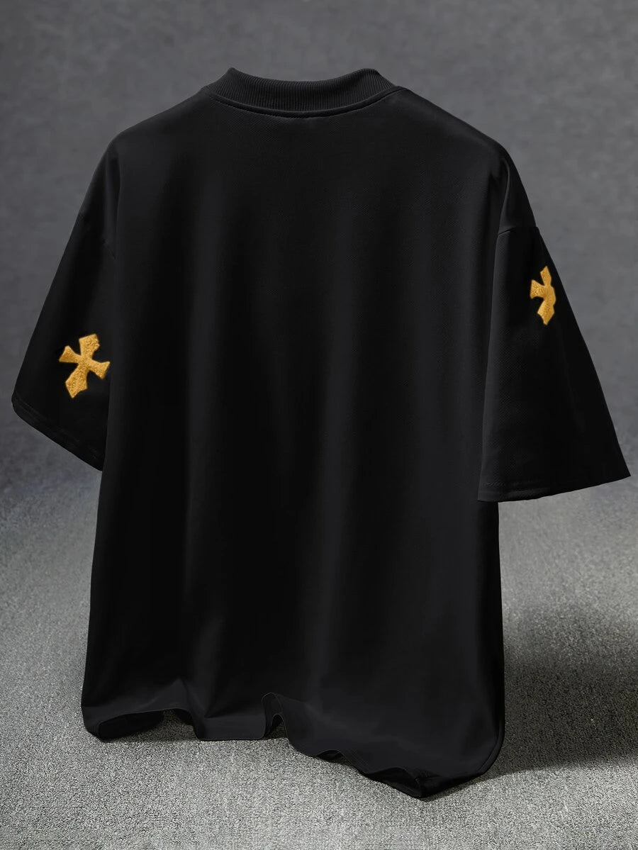 Camiseta Pavtros Estampa Cruzada