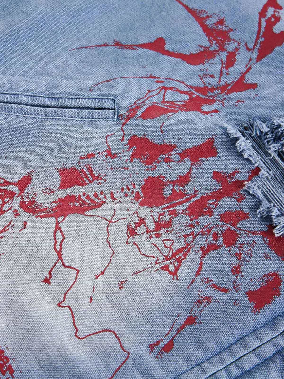 Jaqueta Pavtros Ripped Graffiti Washed - foto 4