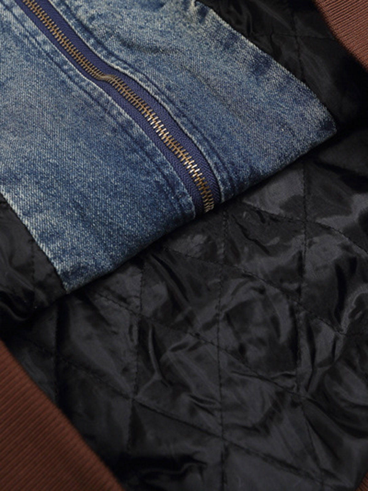 Jaqueta Pavtros Studios Captain Denim Bomber Jacket — Foto 5