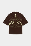 Camiseta Elo Em Comum Oversized Croqui 2 (Brown)