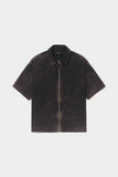 Camisa Elo Em Comum Ziper Grunge (Stoned Black)
