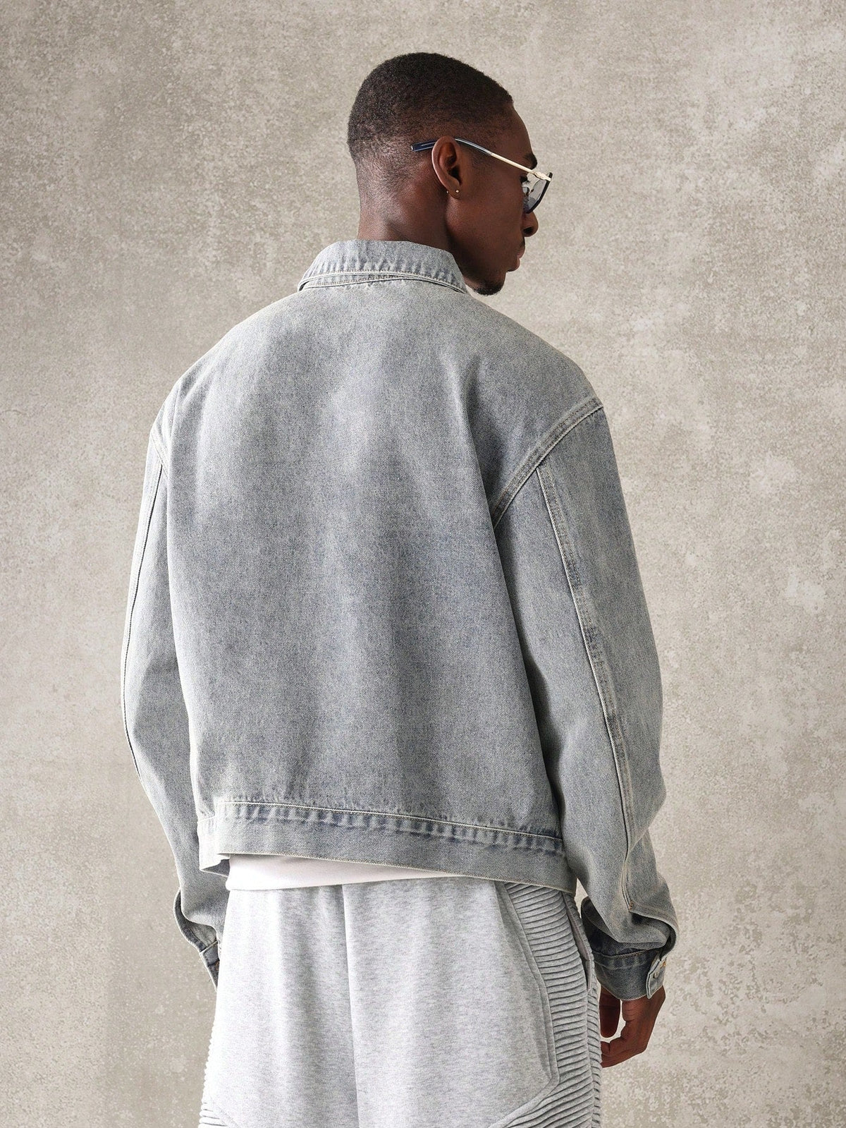 Jaqueta Pavtros Harrington Denim - foto 3
