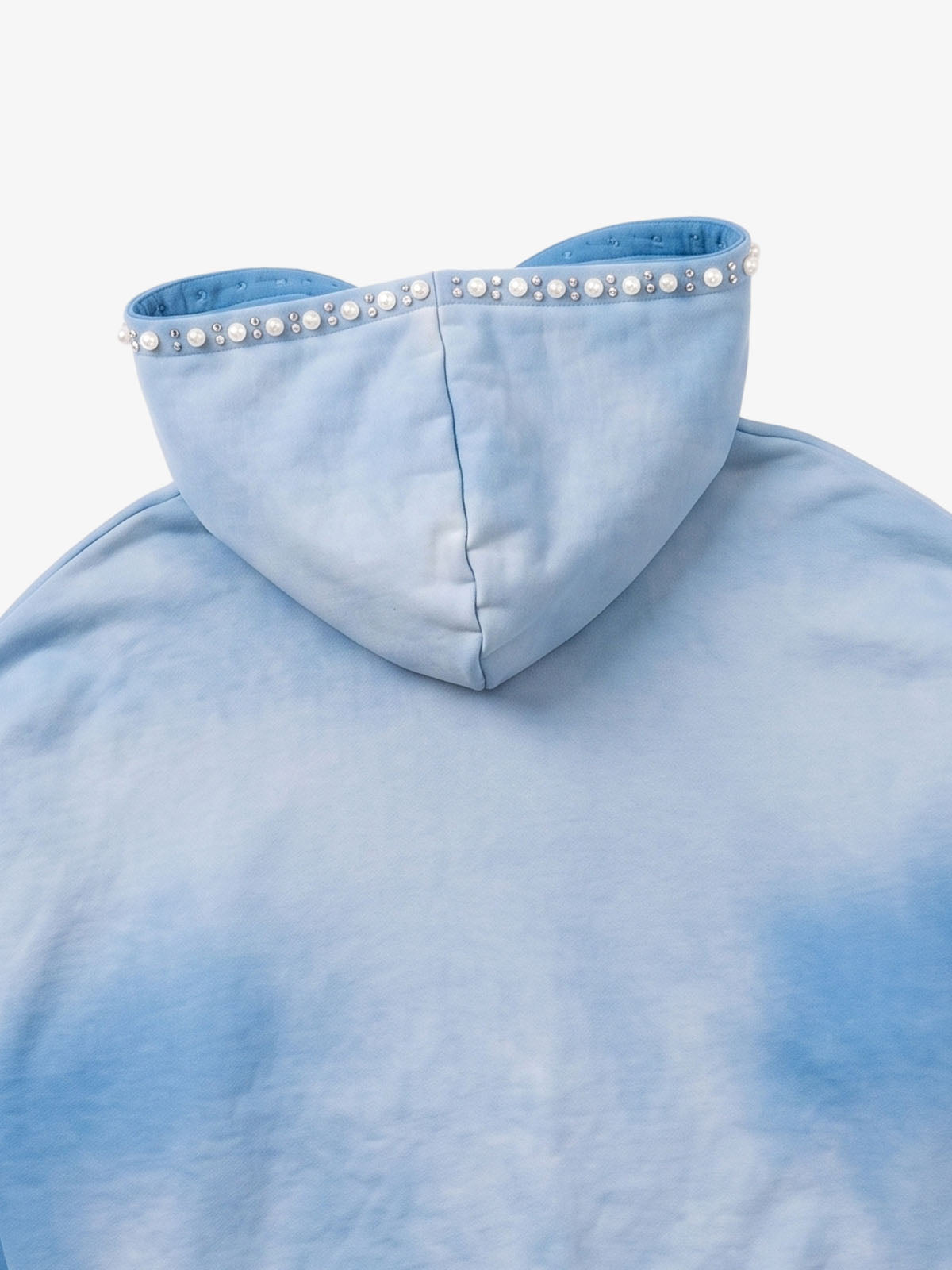 Moletom Pavtros Gradient Washed Distressed Rhinestone