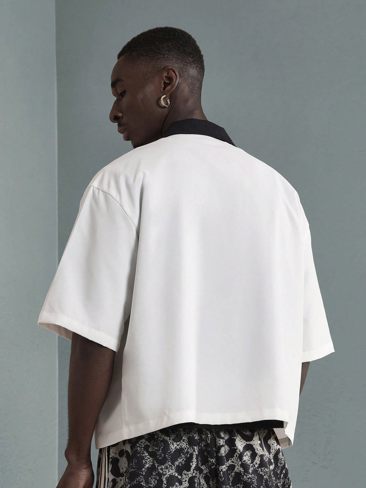 Camisa Pavtros Manga 3/4 com Gola Padre