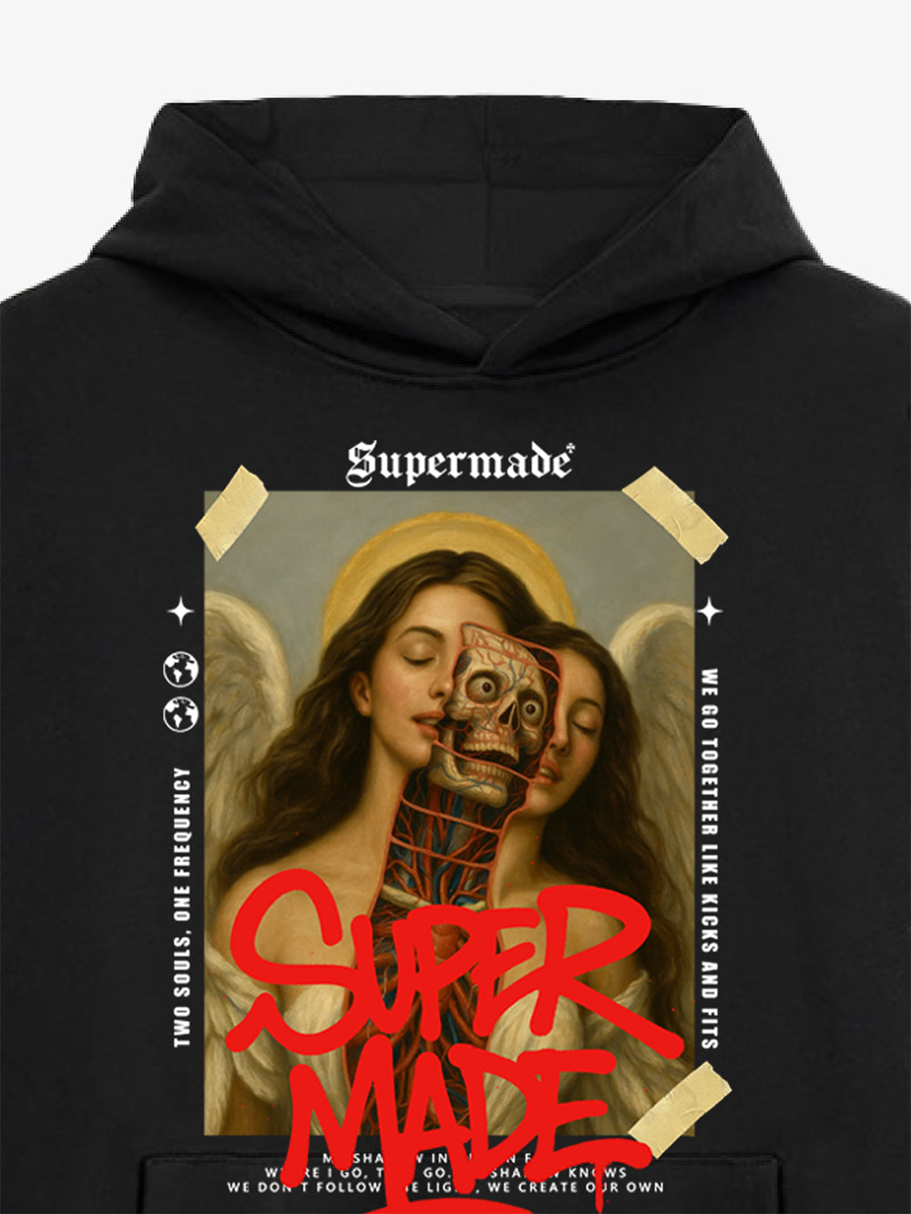Moletom Pavtros Supermade Sacred Graffiti Off-White - foto 5