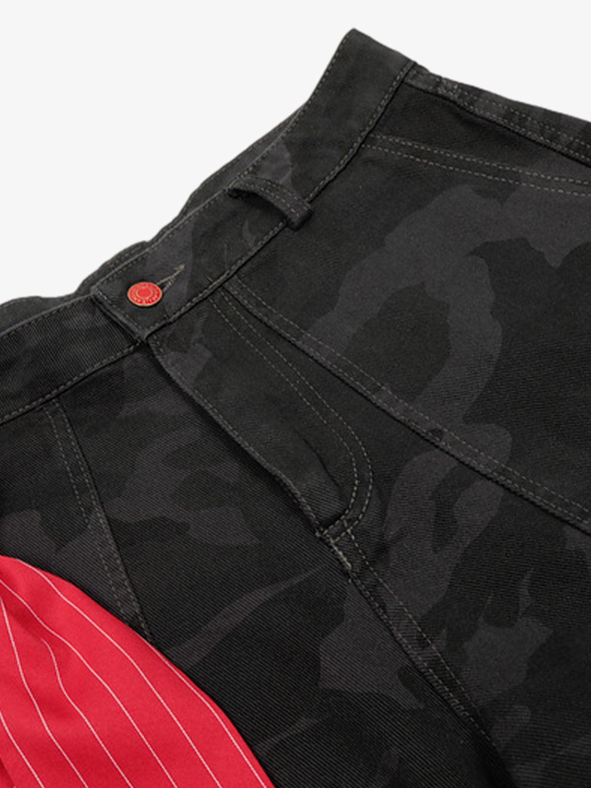 Short Pavtros Vintage Camouflage Denim Bl00ds - foto 3