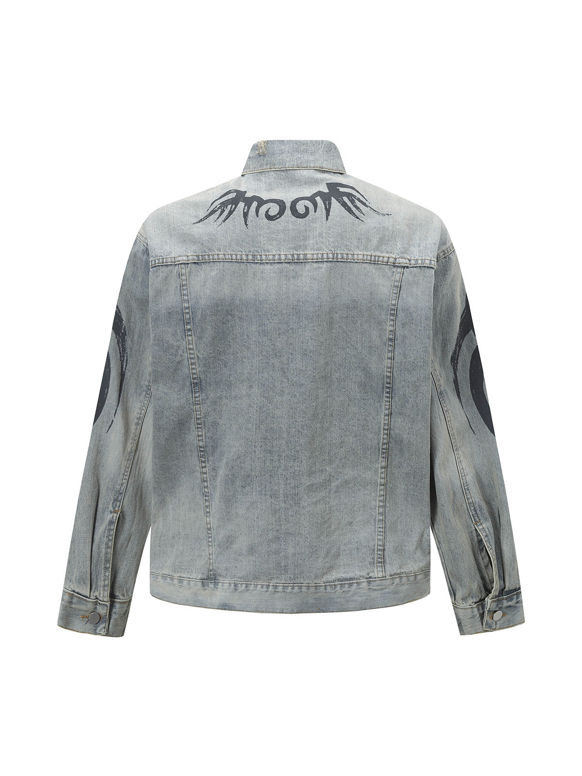 Jaqueta Pavtros Retro Washed Totem Denim - foto 2