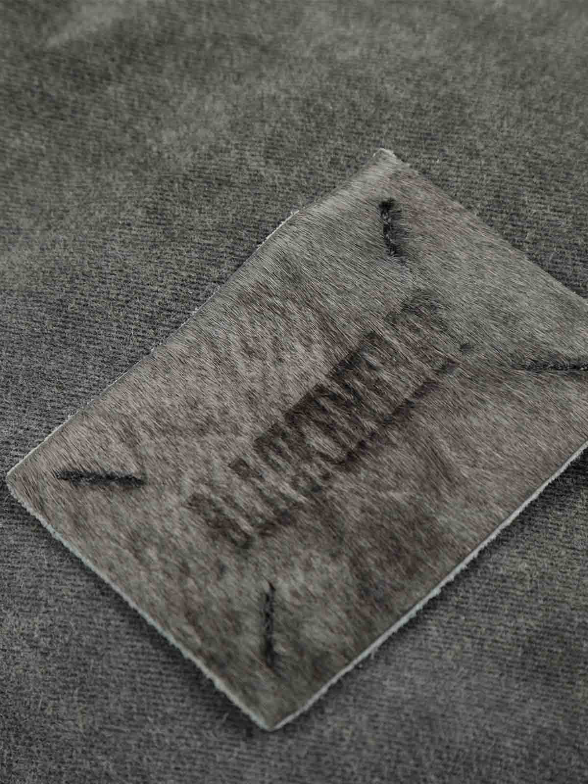 Jaqueta Pavtros Distressed Pleated Shearling Collar