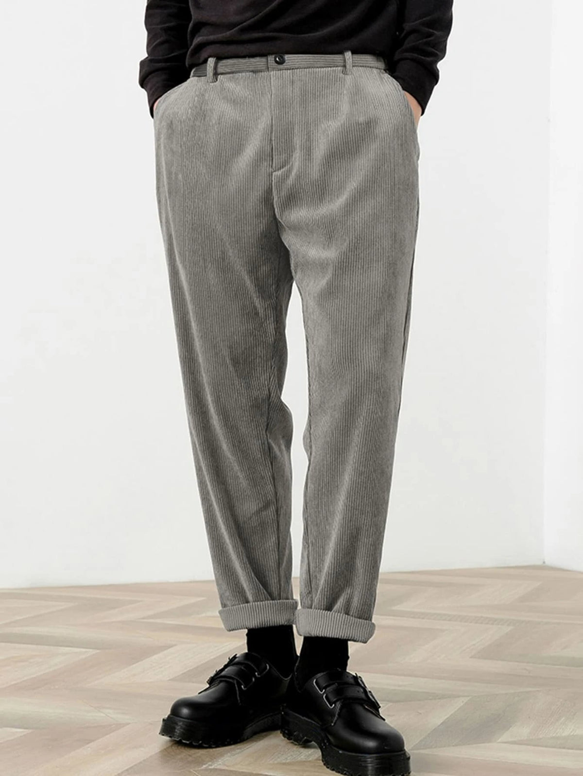 Calça Pavtros Mode Longa Casual Veludo
