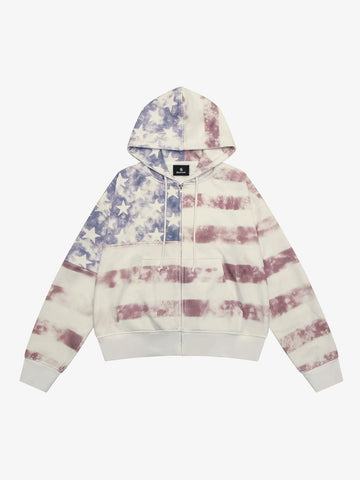 Moletom Pavtros Distressed Star Stripe Graphic