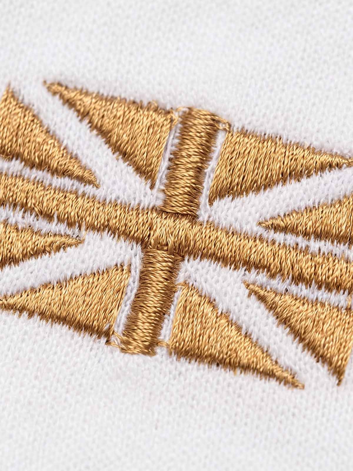 Moletom Pavtros Ornamental Letter Embroidered Two