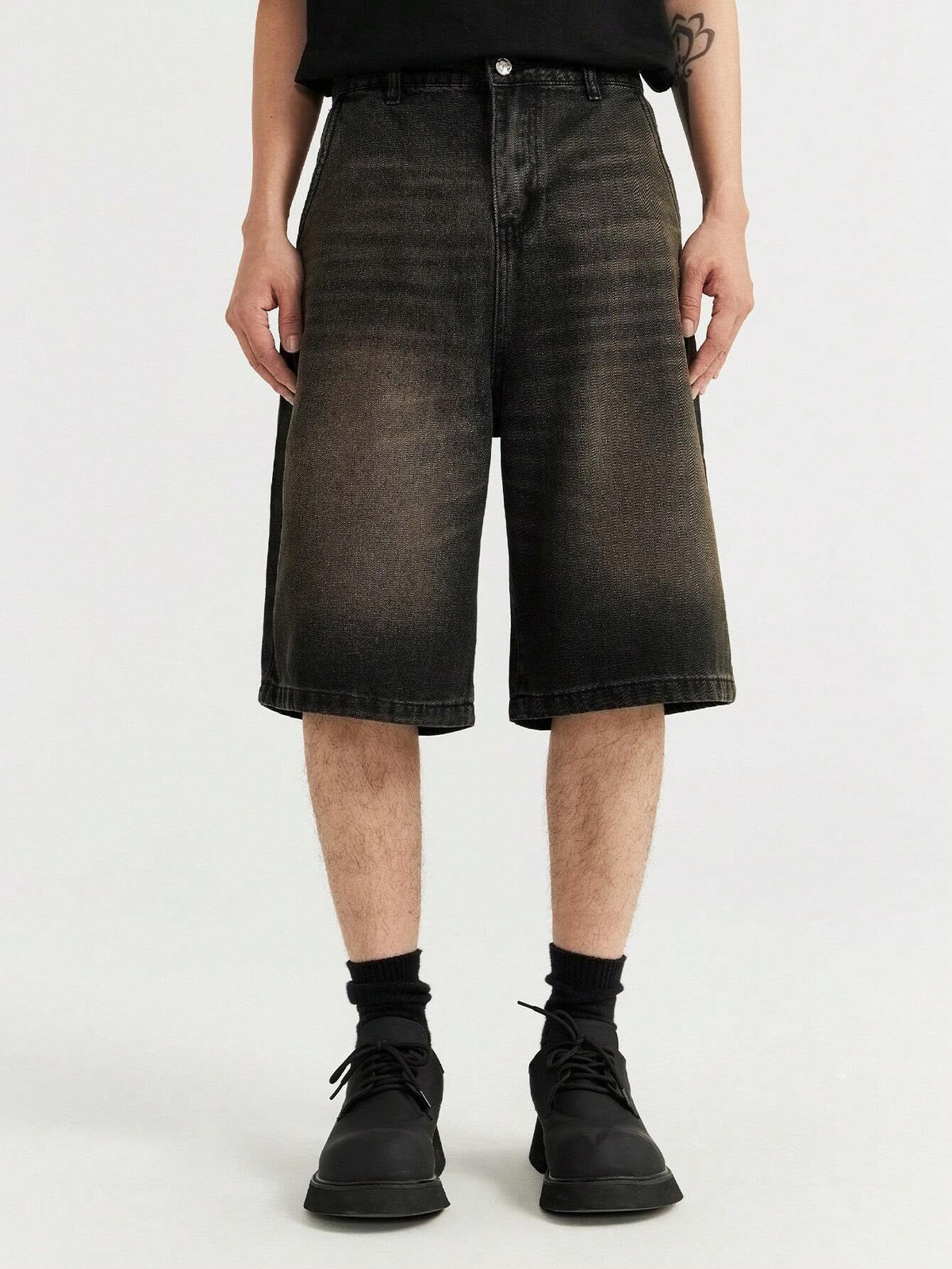 Short Pavtros Denim Lavada Diagonal - foto 16