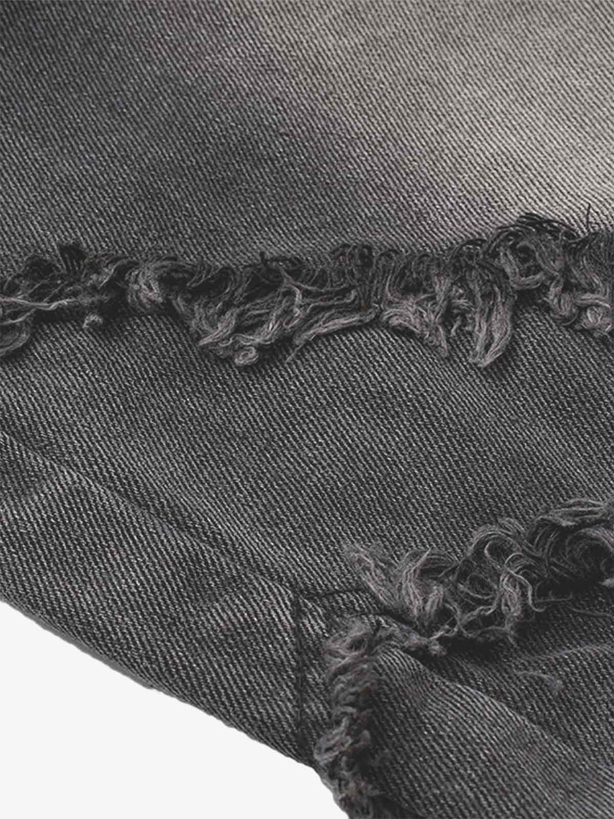 Calça Pavtros Washed Distressed Raw Edge