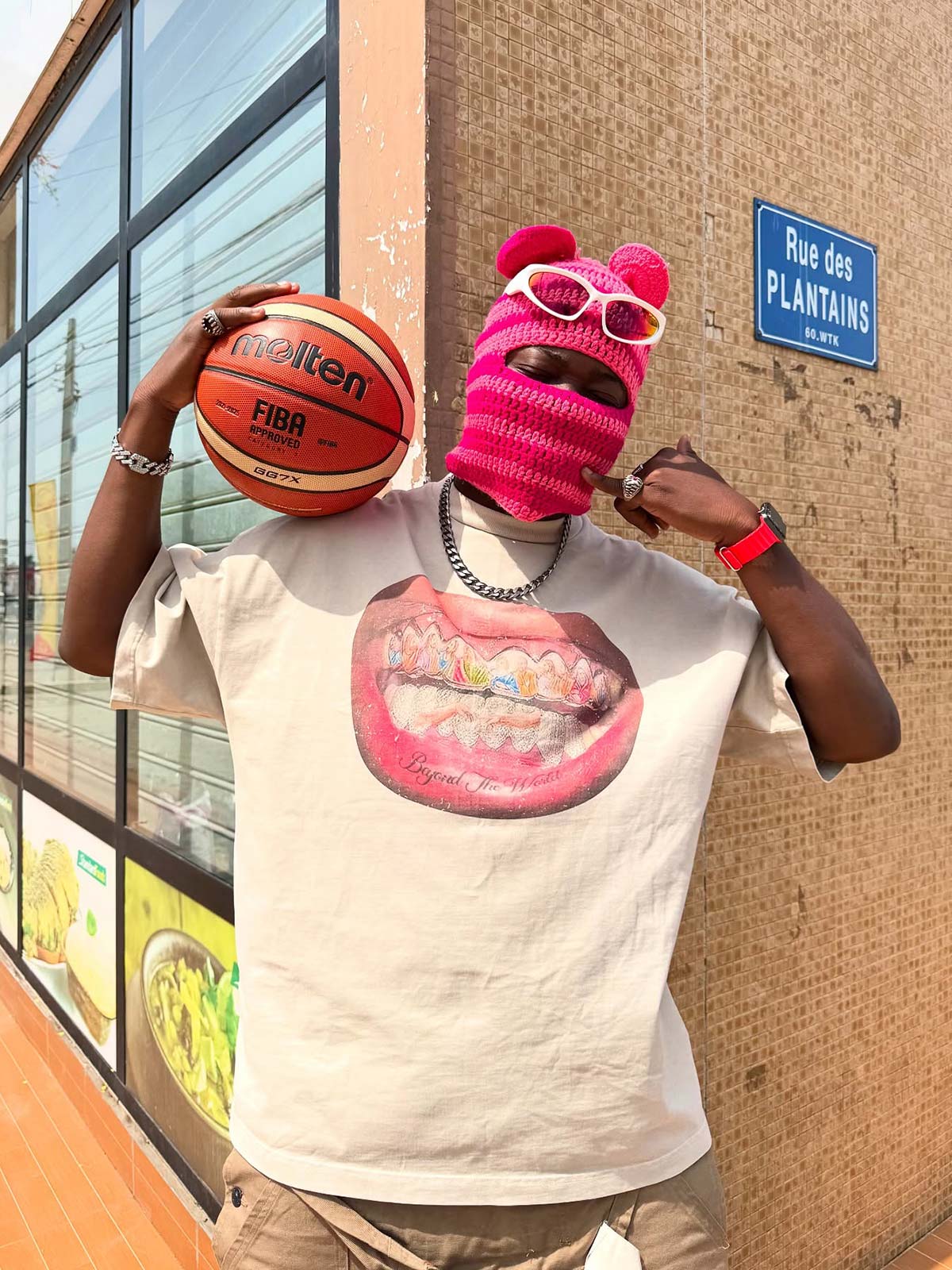 Camiseta Pavtros Diamond Tooth Pattern