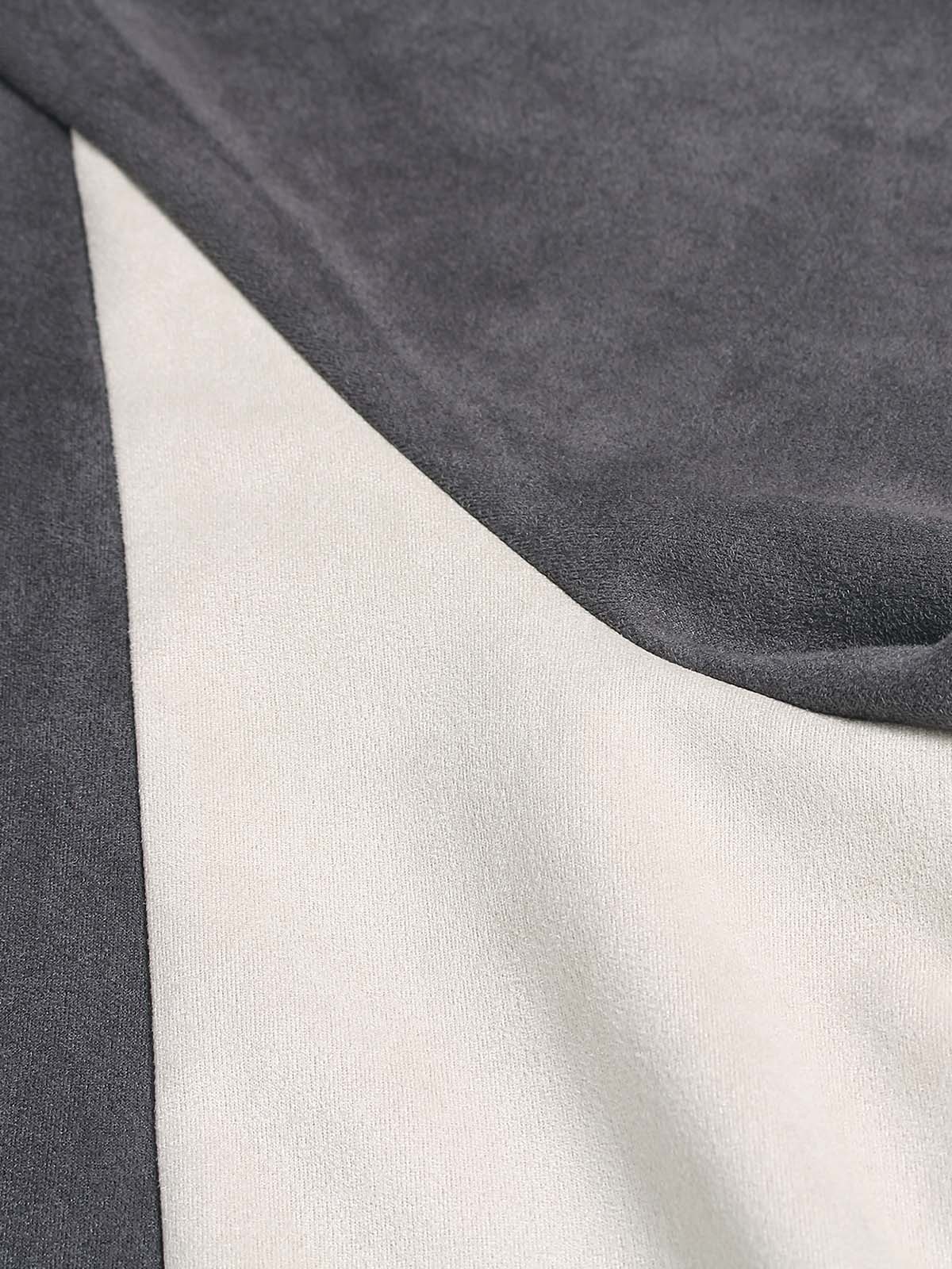 Camiseta Pavtros Suede Contrast Spliced Oversize - foto 23