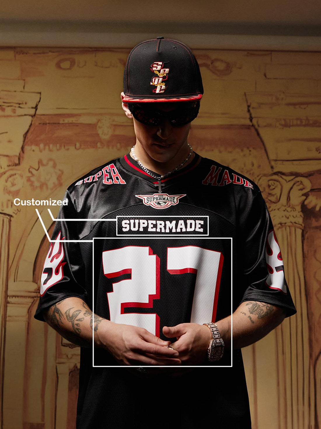 Camiseta Pavtros Original Flame Football Jersey