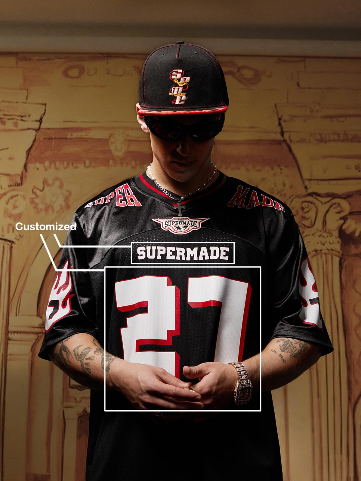 Camiseta Pavtros Original Flame Football Jersey