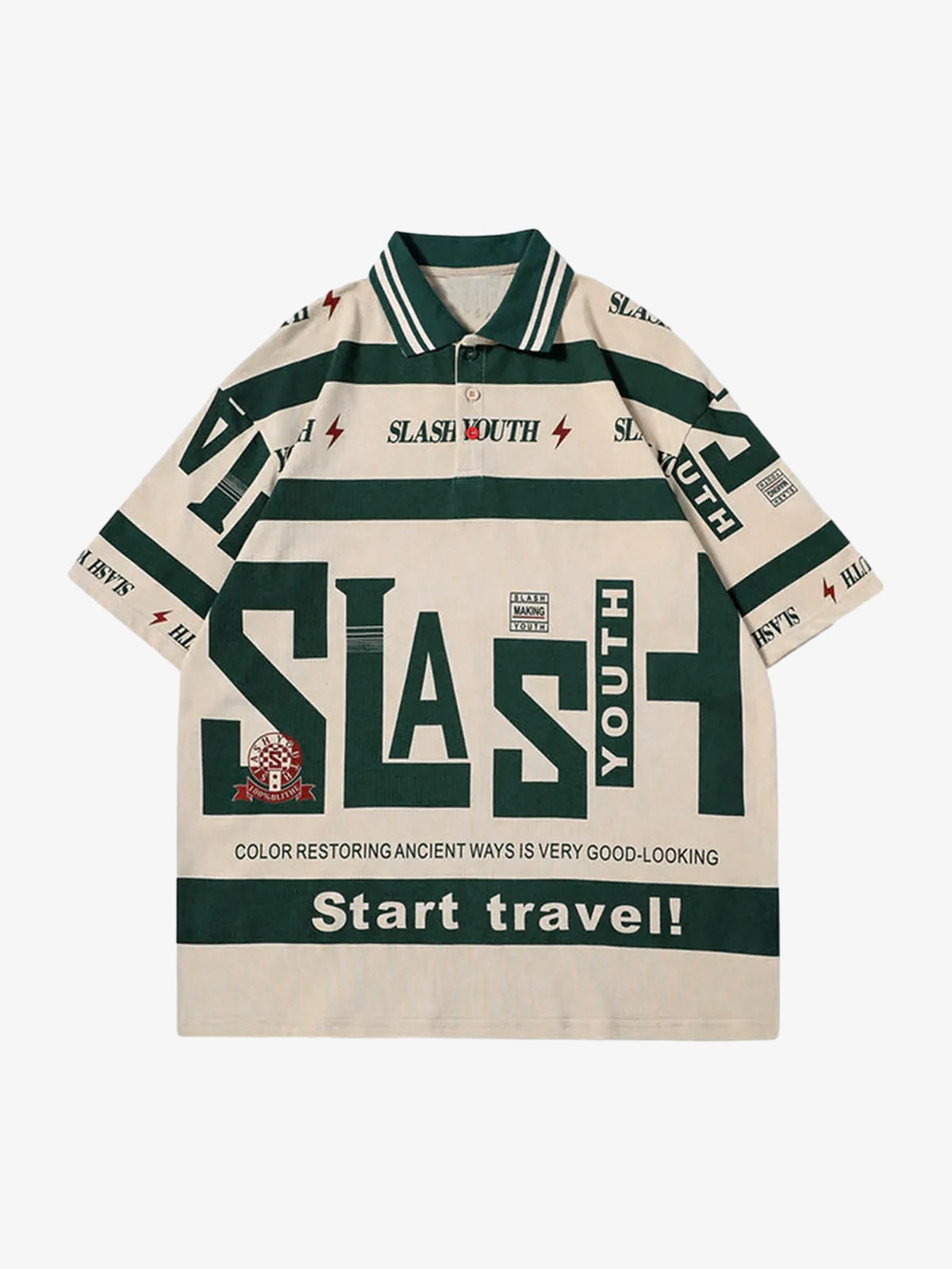 Camisa Pavtros Contrast Color Slash - foto 3