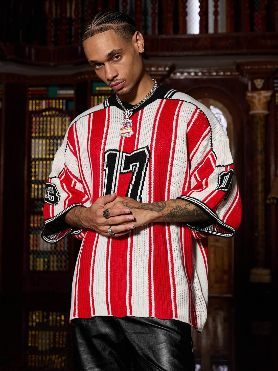 Suéter Masculino Studios Knit Football Jersey — Pavtros