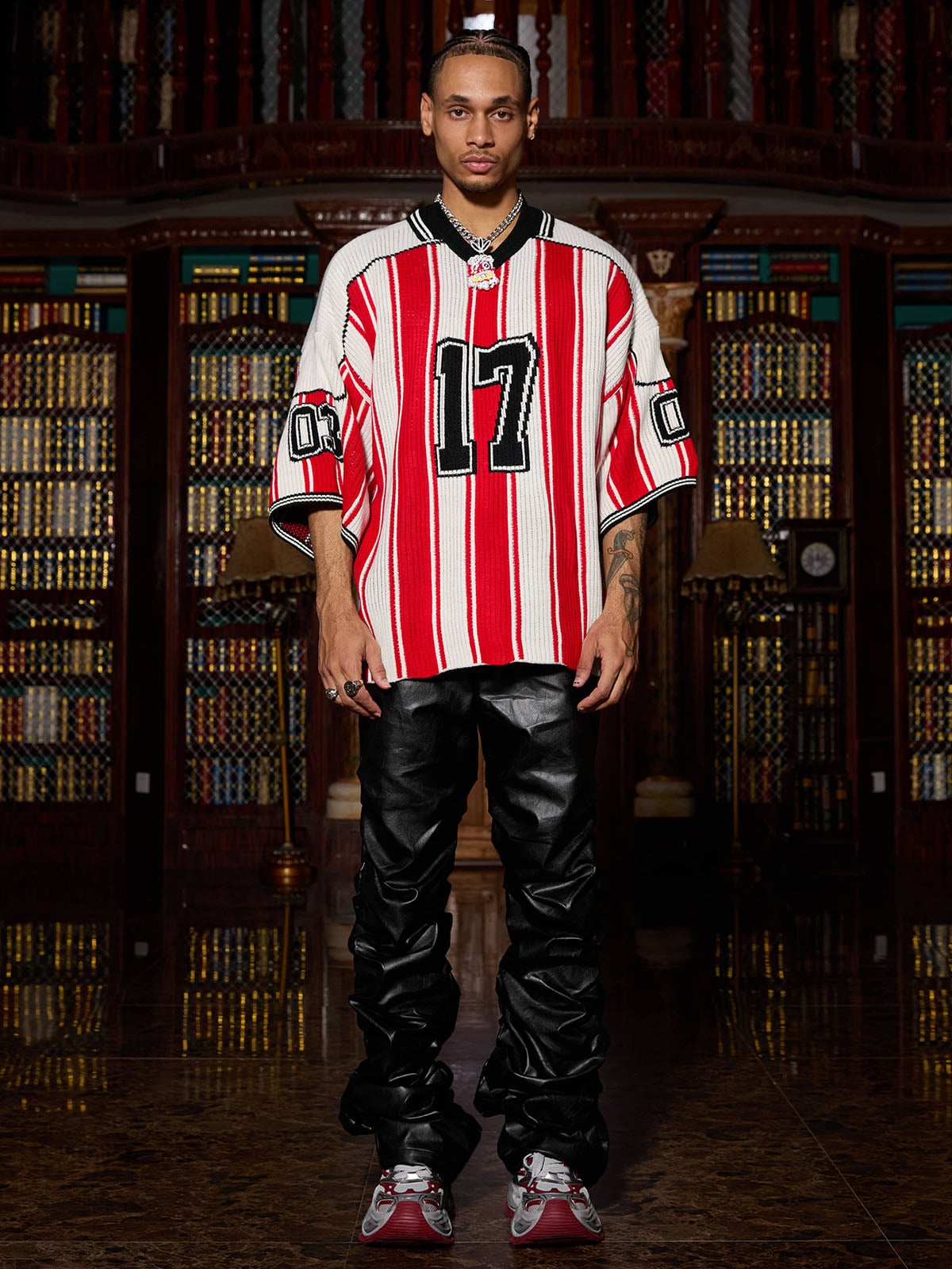 Camiseta Pavtros Studios Knit Football Jersey — Foto 5