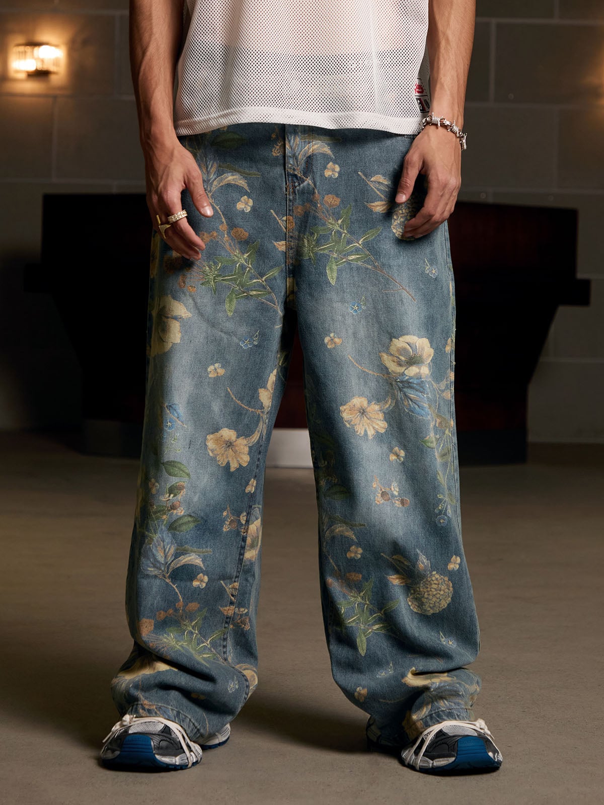 Calça Pavtros Florals Carpenter Pant