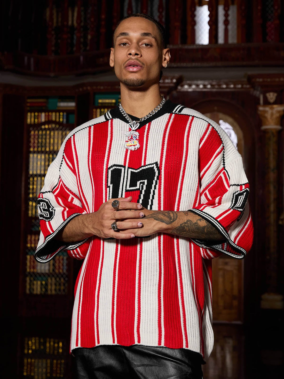 Suéter Masculino Studios Knit Football Jersey — Pavtros