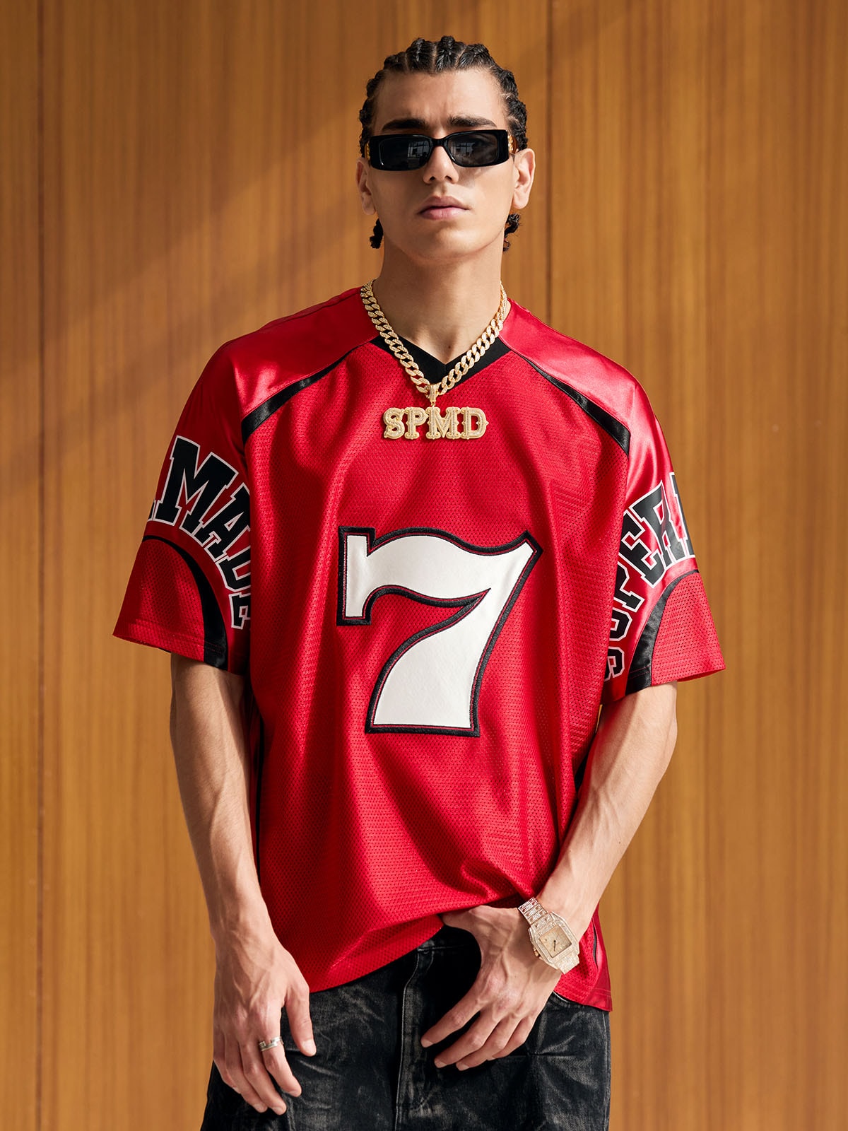Camiseta Pavtros Sports Jersey Red Super Seven