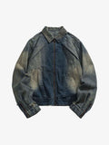 Jaqueta Pavtros Vintage Washed Denim