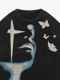 Camiseta Oversized Abstract Portrait