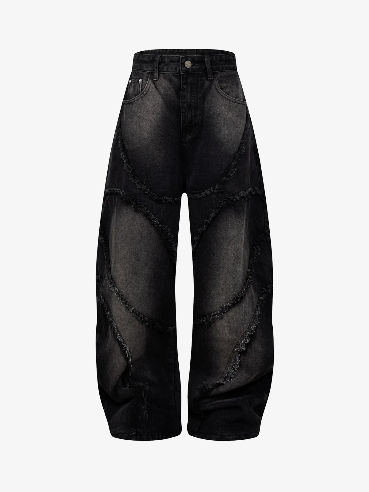 Calça Pavtros Washed Distressed Raw Edge