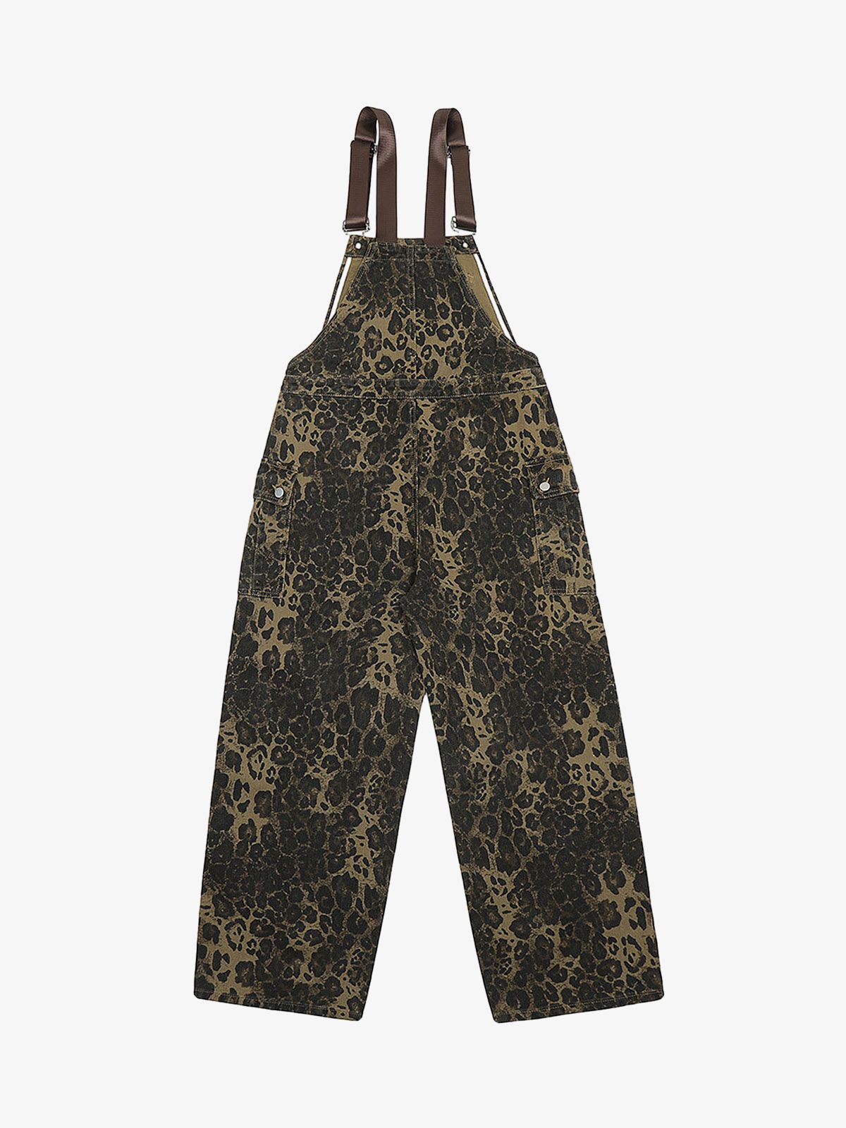 Calça Pavtros Leopard Print Street Style Workwear - foto 6