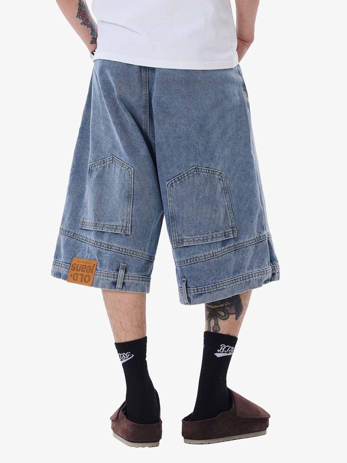 Short Pavtros Retro Reverse Design Washed Jorts - foto 2