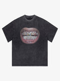Camiseta Diamond Tooth Pattern