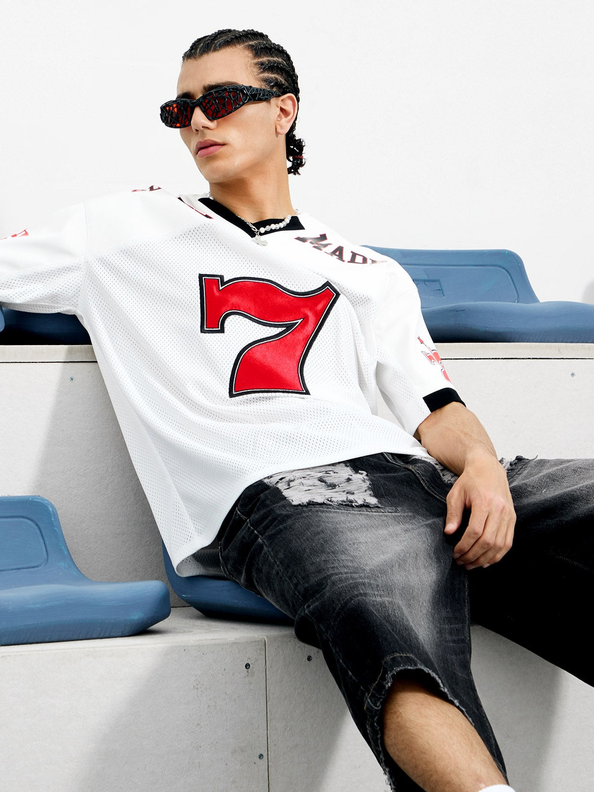 Camiseta Pavtros Contrast Color Jersey White