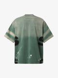 Camiseta Oversized Ink Splash Letter