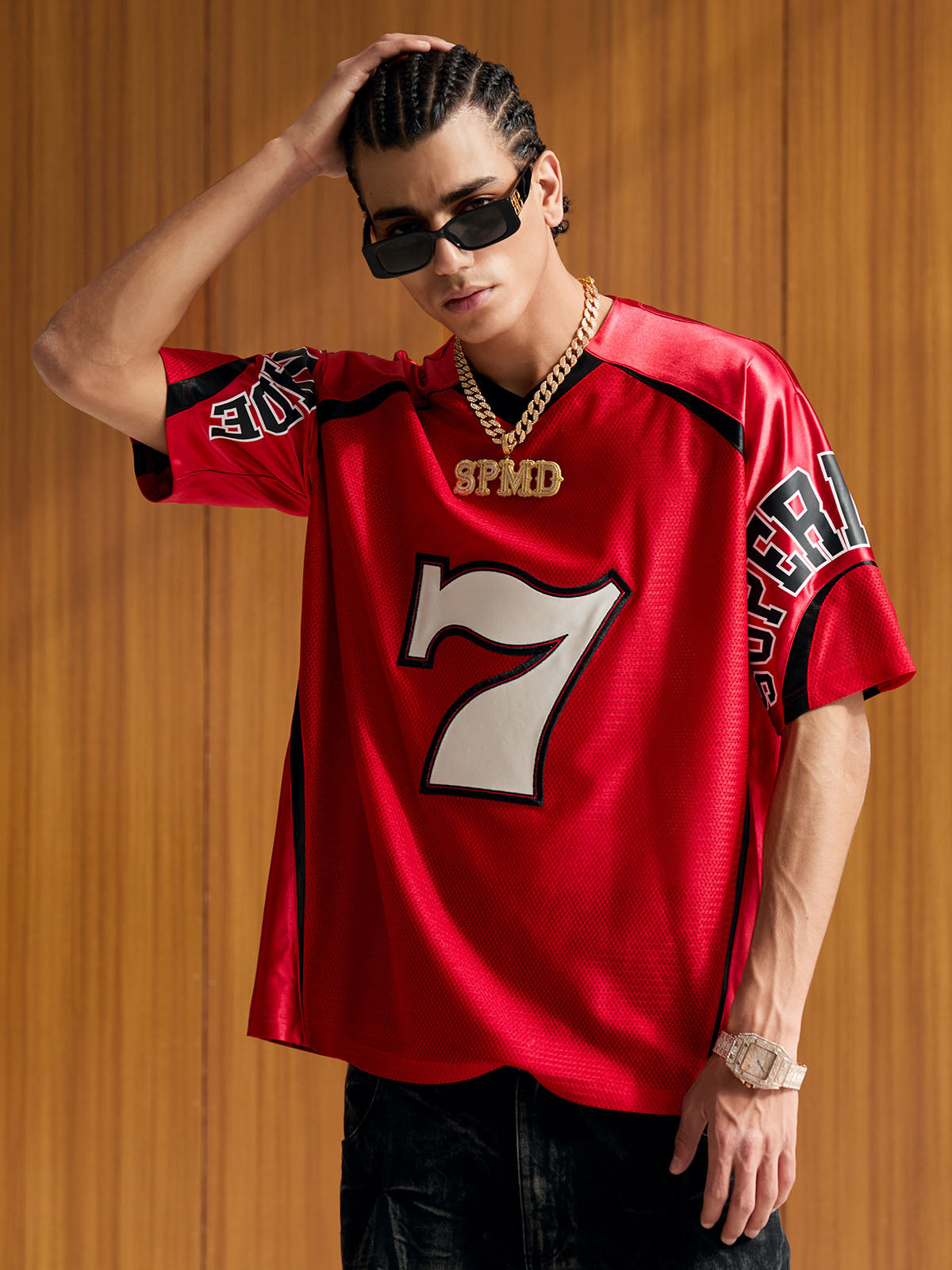 Camiseta Pavtros Sports Jersey Red Super Seven