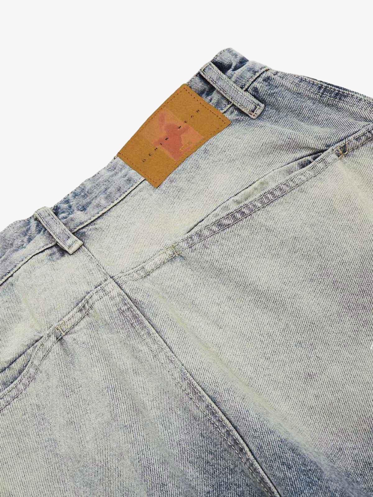 Calça Pavtros Distressed Baggy Barrel Jeans