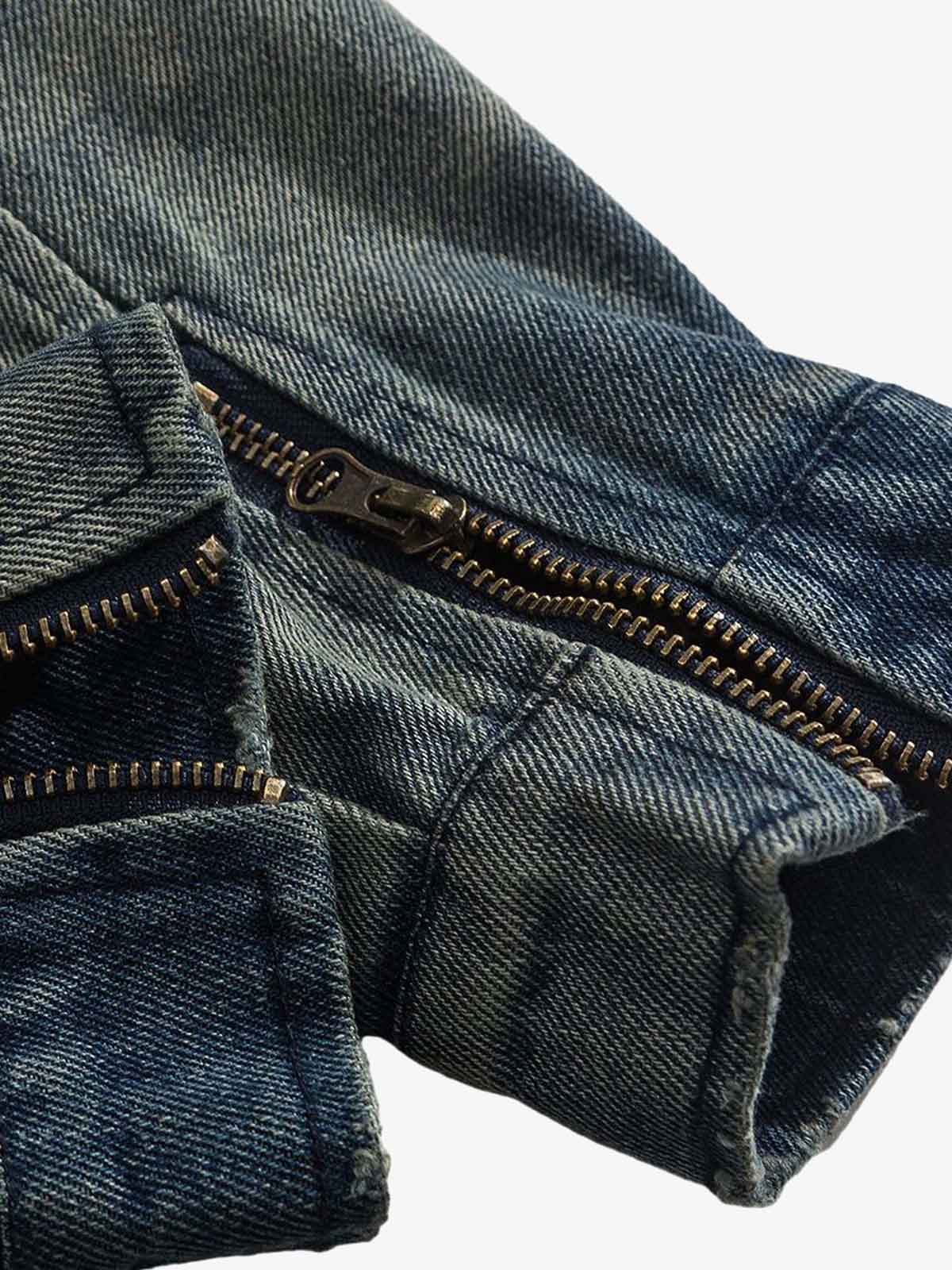 Jaqueta Pavtros Vintage Washed Denim
