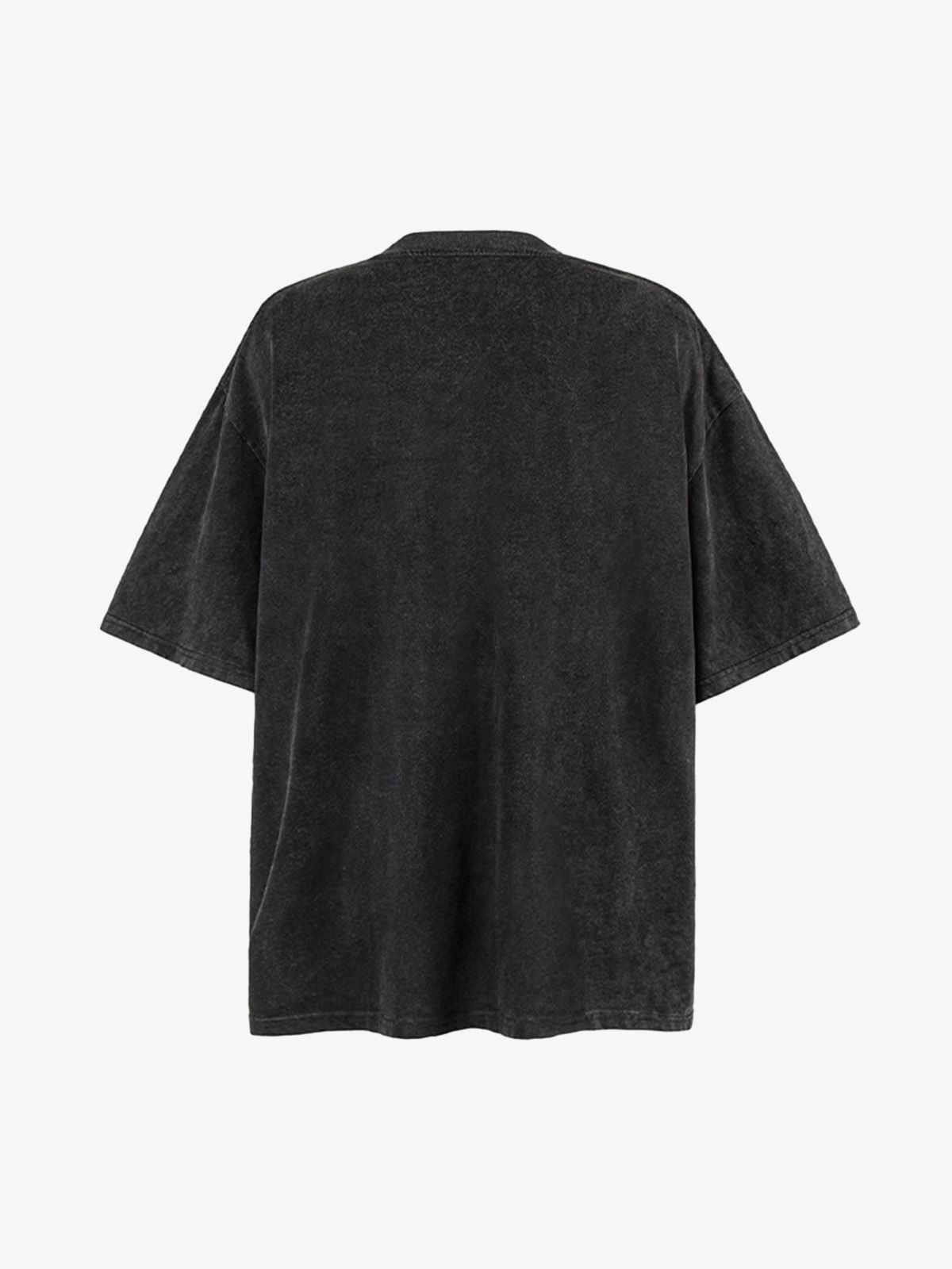 Camiseta Pavtros Black Wash Vintage Oversized - foto 4