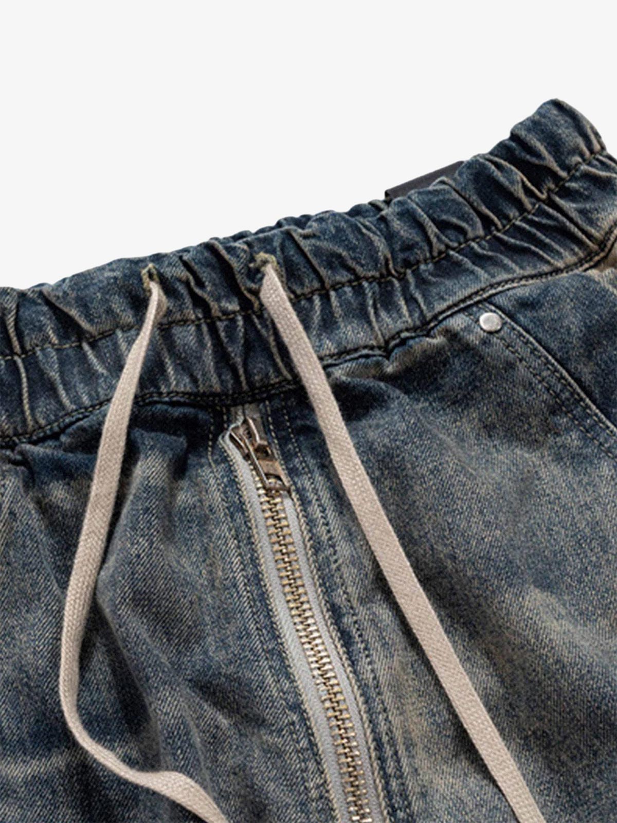 Calça Pavtros Wide Leg Mult Cargo Jeans