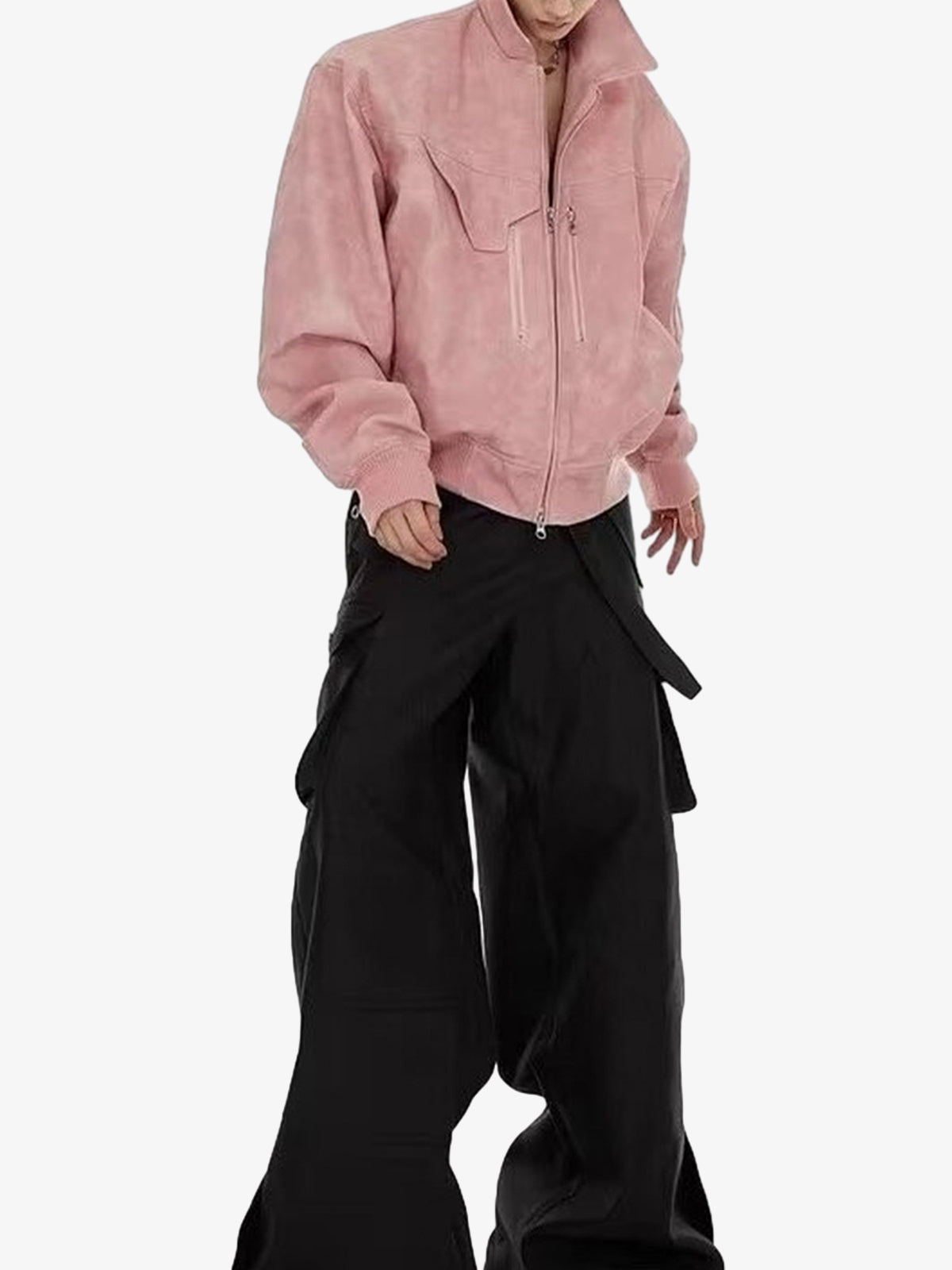 Jaqueta Oversized premium Moto Suede — Pavtros