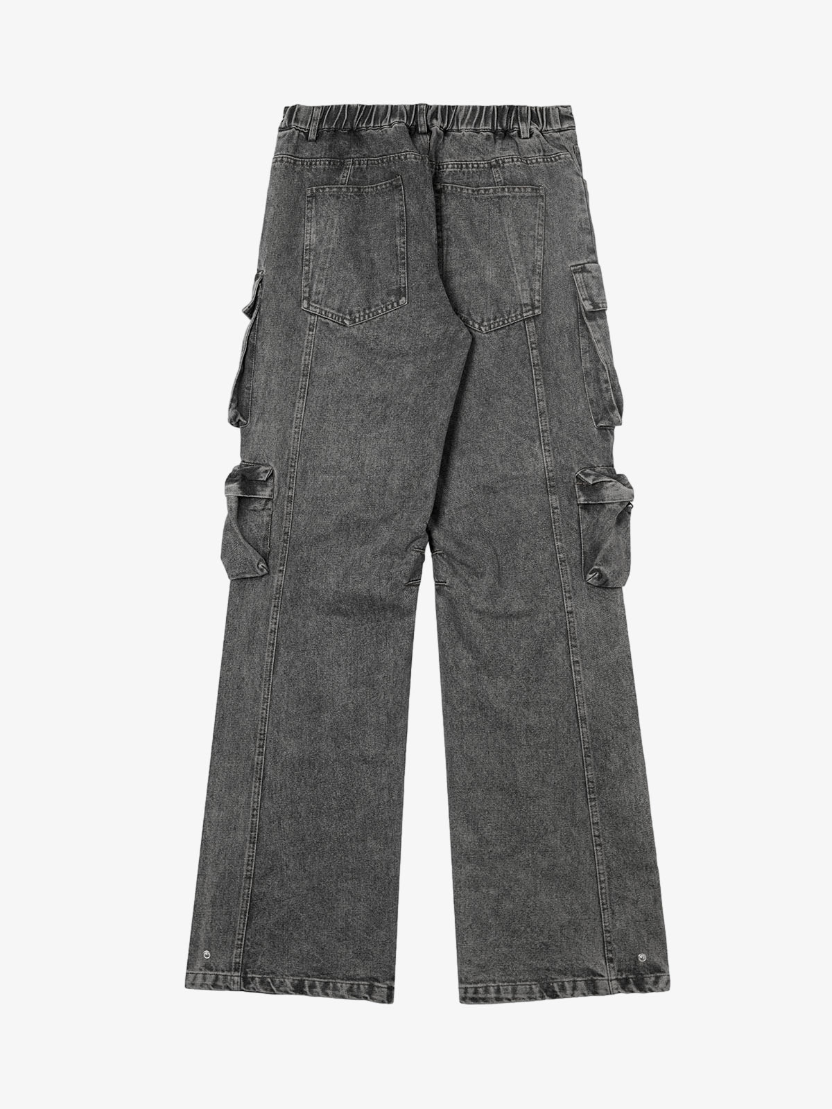 Calça Pavtros Street Stitching Cargo Washed Jeans